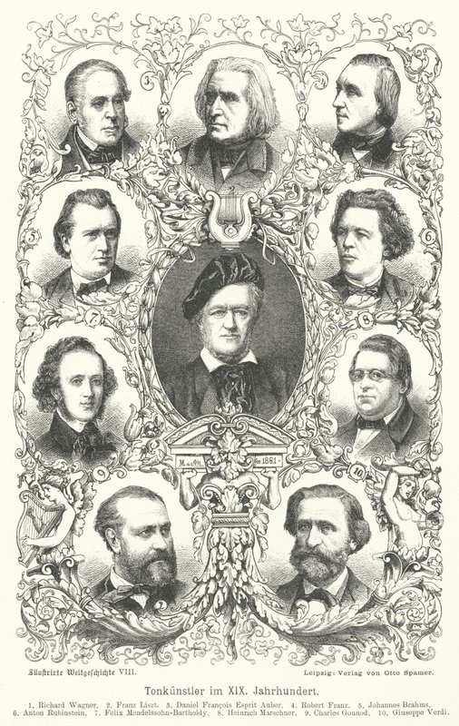 19. Yüzyılın Bestecileri by German School