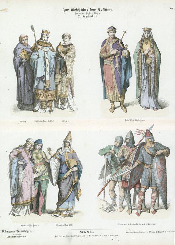 11. Yüzyıl Kostümleri by German School