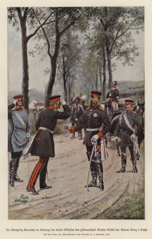 Almanya Veliaht Prensi Frederick, Mareşal Helmuth von Moltke