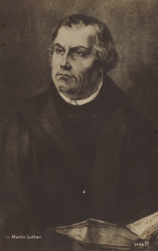 Dr Martin Luther by German School