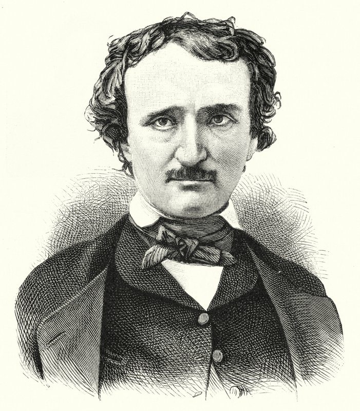 Edgar Allan Poe, Amerikalı şair ve kısa öykü yazarı by German School