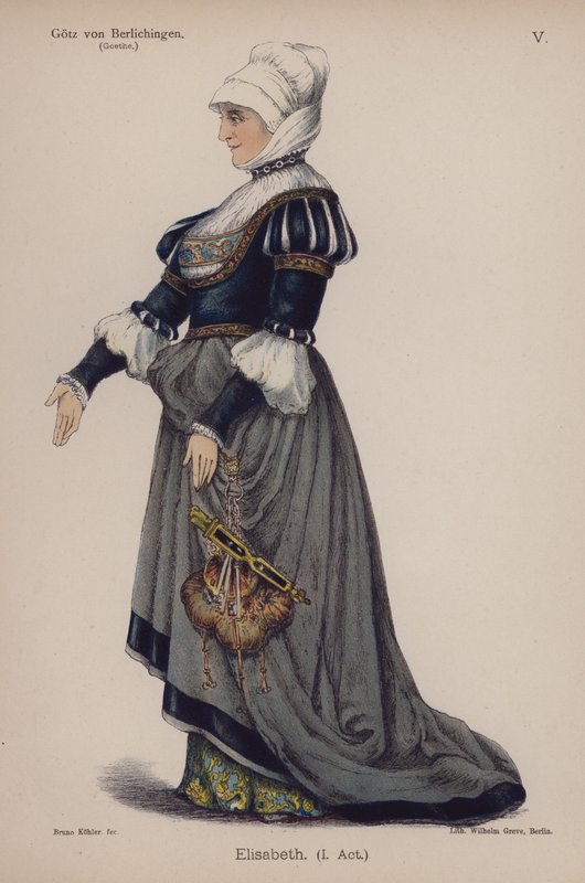 Elisabeth, Goethe tarafından Gotz von Berlichingen