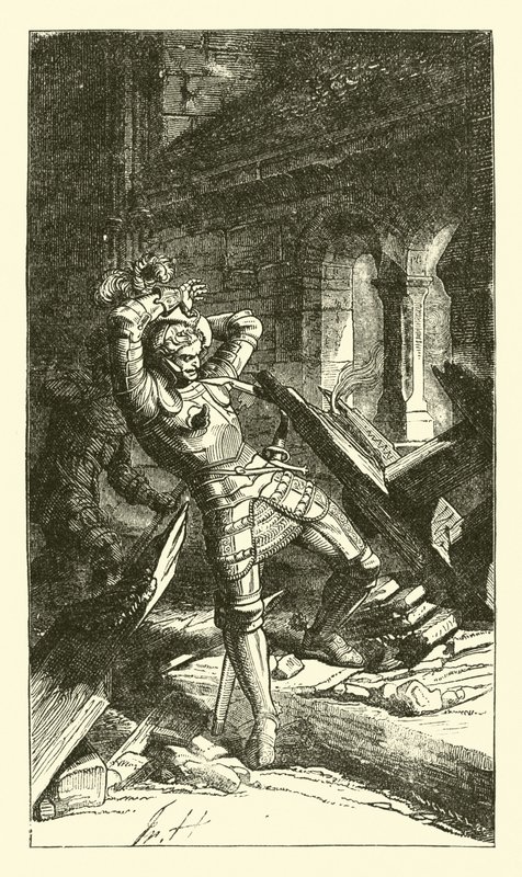 Francis von Sickingen ölümcül şekilde yaralandı by German School
