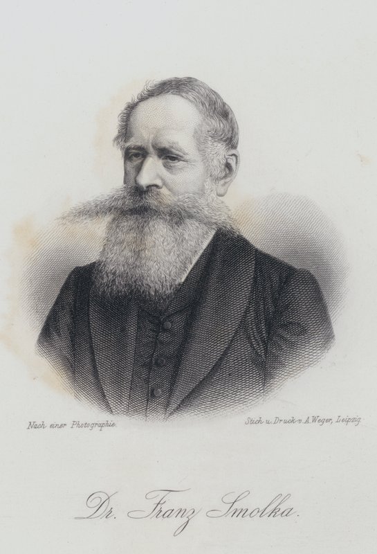 Franciszek Smolka, Polonyalı politikacı Avusturya-Macaristan yönetimi altında (gravür) by German School