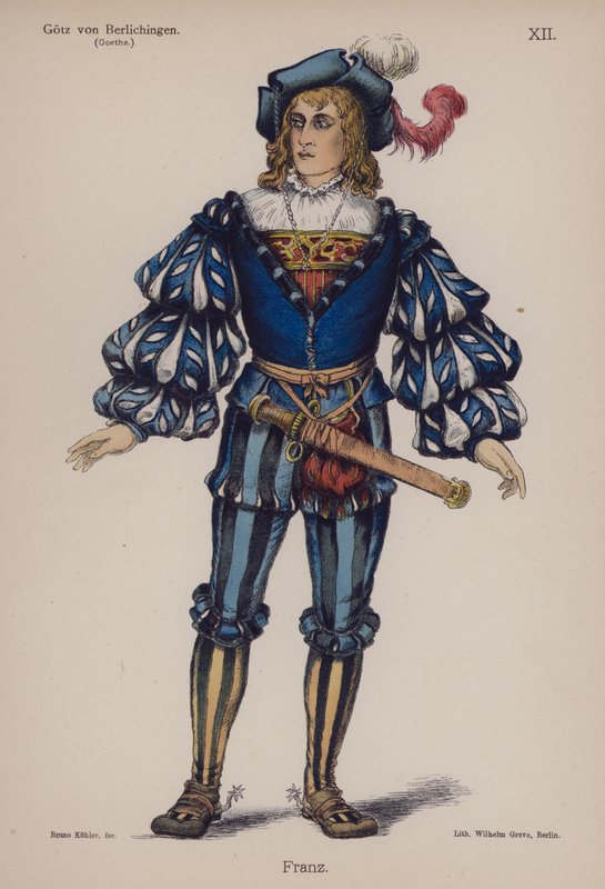Franz, Goethe tarafından Gotz von Berlichingen