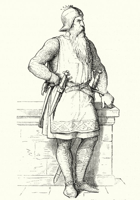 Frederick Barbarossa, Almanya ve İtalya Kralı ve Kutsal Roma İmparatoru (gravür) by German School