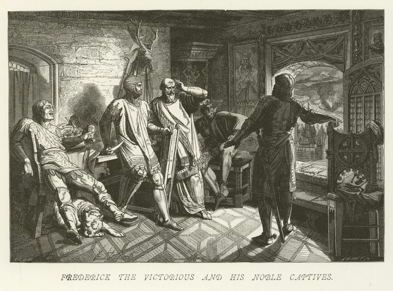 Muzaffer Frederick ve Soylu Tutsakları by German School