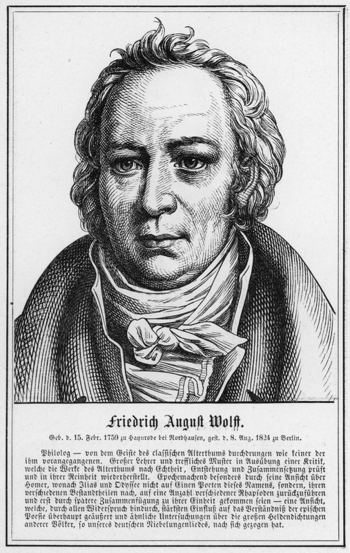 Friedrich August Wolff (gravür) by German School