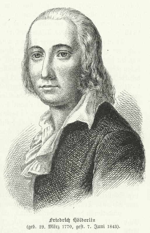 Friedrich Hoelderlin, Alman şair ve filozof by German School
