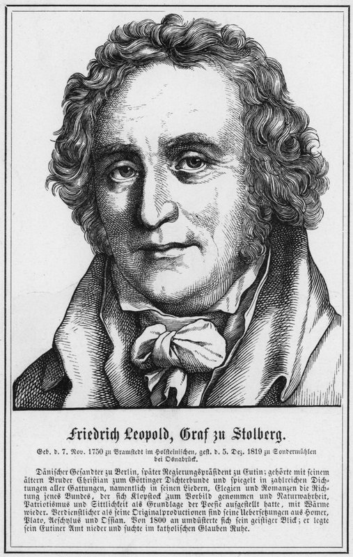 Friedrich Leopold, Stolberg Kontu (gravür) by German School