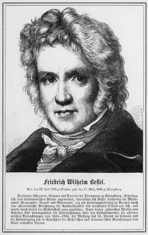 Friedrich Wilhelm Bessel (gravür) by German School