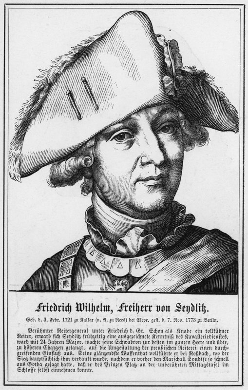 Friedrich Wilhelm, Freiherr von Sendlik (gravür) by German School