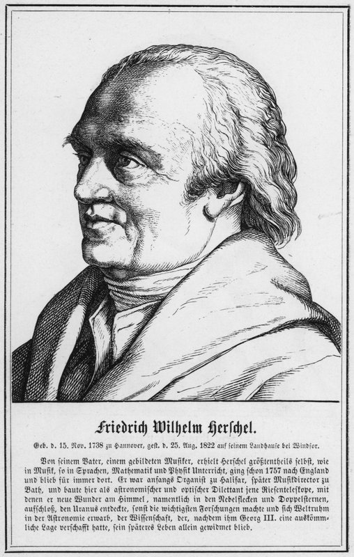 Friedrich Wilhelm Herschel (gravür) by German School