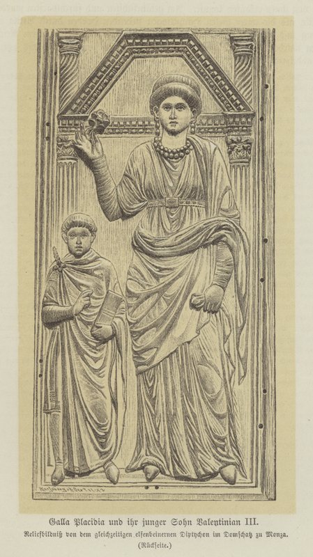 Galla Placidia, Roma İmparatoru I. Theodisius