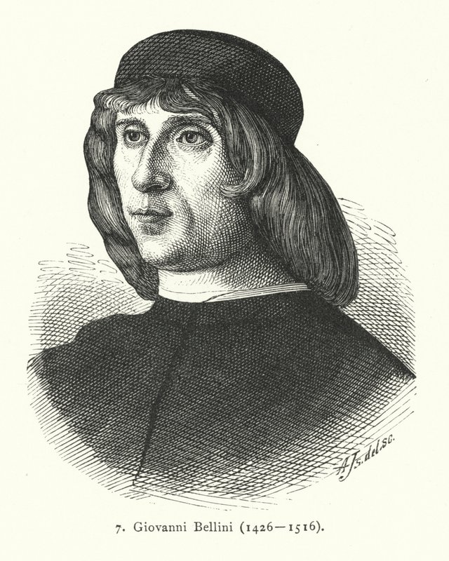 Giovanni Bellini, İtalyan Rönesans ressamı (gravür) by German School