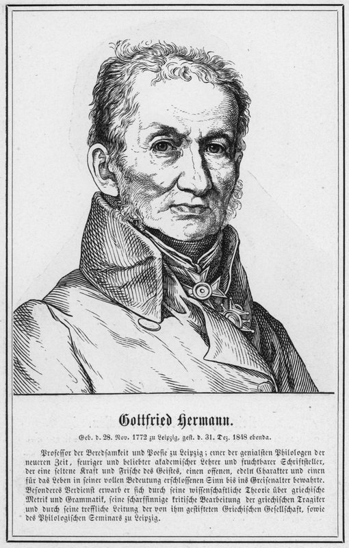 Gottfried Hermann (gravür) by German School