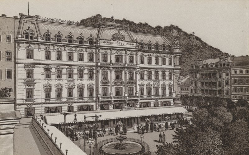 Grand Hotel Pupp (taş) by German School