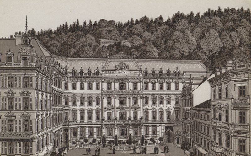 Grand Hotel Pupp (taş) by German School