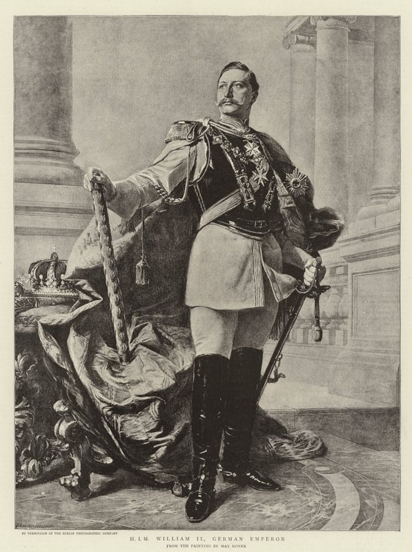 H I M William II, Alman İmparatoru by German School