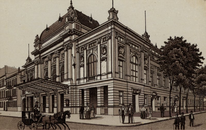 Hamburg: Deutsches Schauspielhaus, Alman Tiyatrosu (lito) by German School