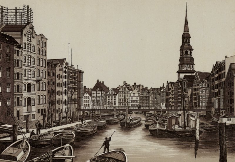 Hamburg: Reimers-Fleet, Reimers Fleet (lito) by German School