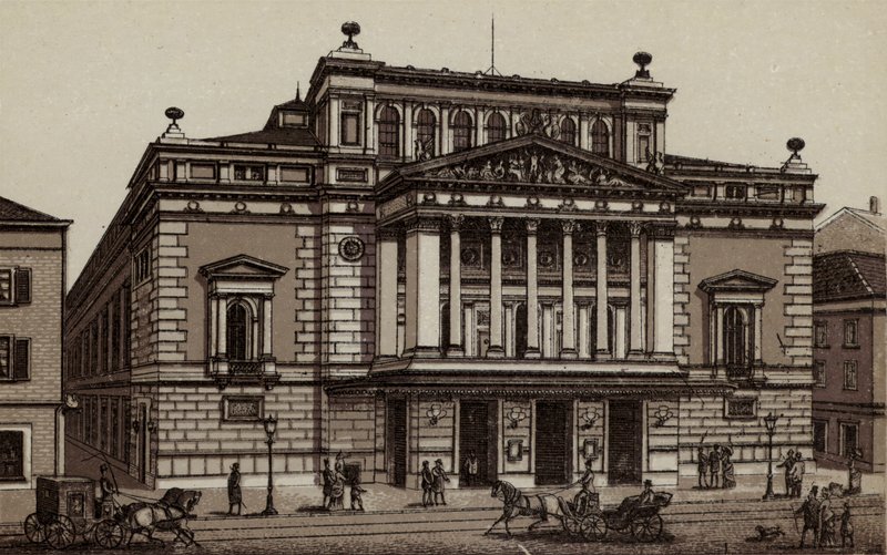 Hamburg: Stadt-Tiyatro, Tiyatro (lito) by German School