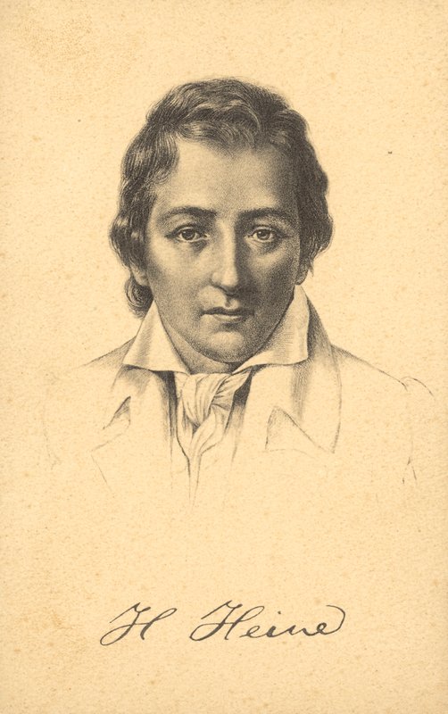 Heinrich Heine (lito) by German School