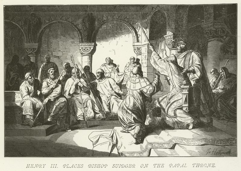 Henry III Papalık tahtına Piskopos Suidger