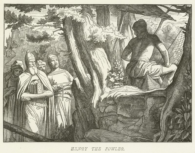 Henry the Fowler by German School
