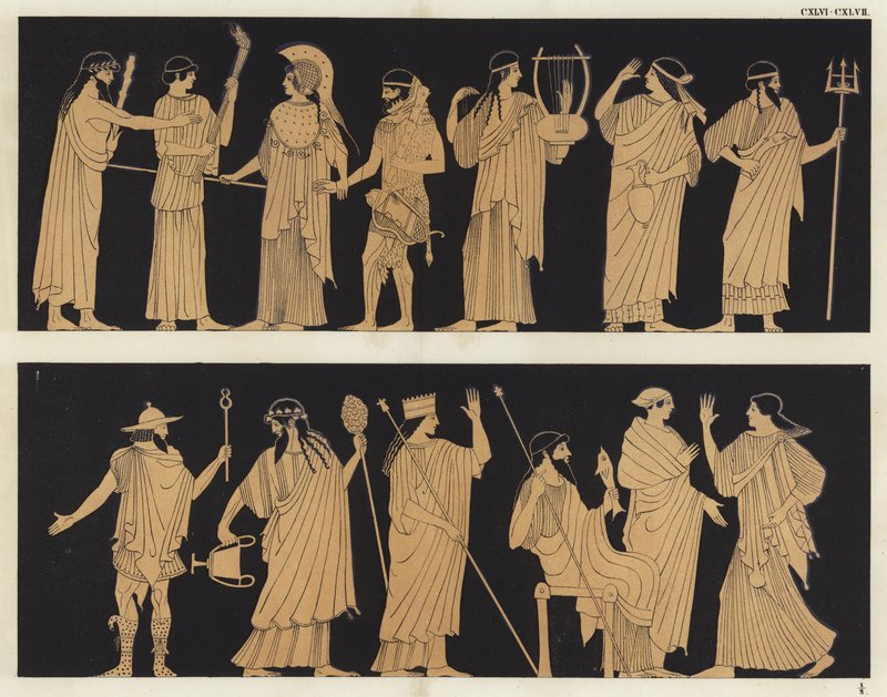 Herakles ve Athena by German School