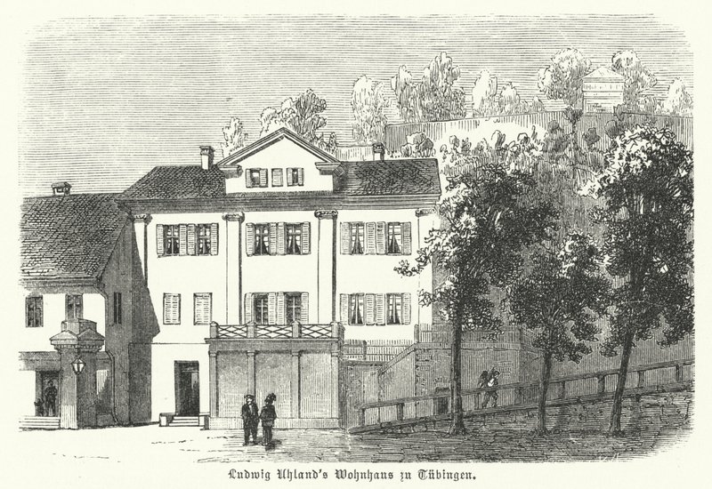 Alman şair, filolog ve edebiyat tarihçisi Ludwig Uhland