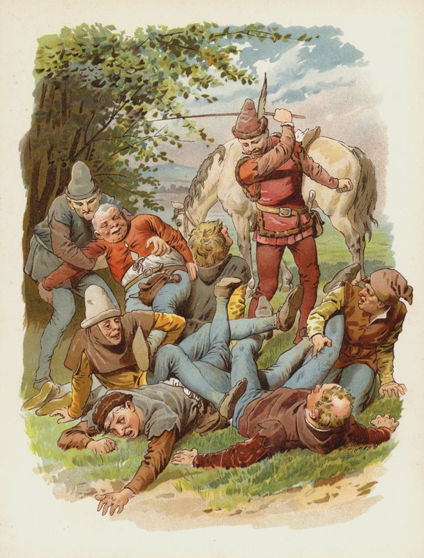 Till Eulenspiegel için illüstrasyon by German School