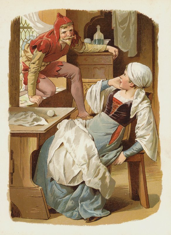 Till Eulenspiegel için illüstrasyon by German School