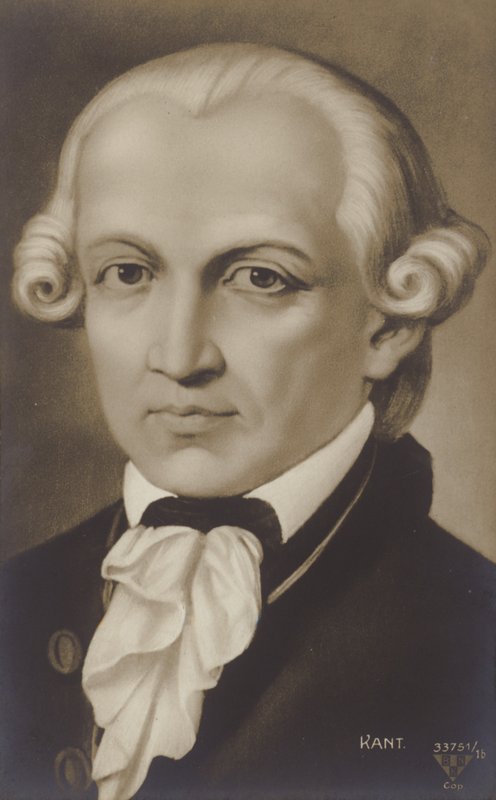 Immanuel Kant (lito) by German School