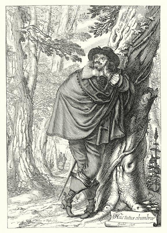 James Howell, İngiliz-Gal tarihçi ve yazar (gravür) by German School