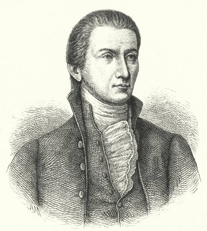 James Monroe, Amerikalı devlet adamı (gravür) by German School