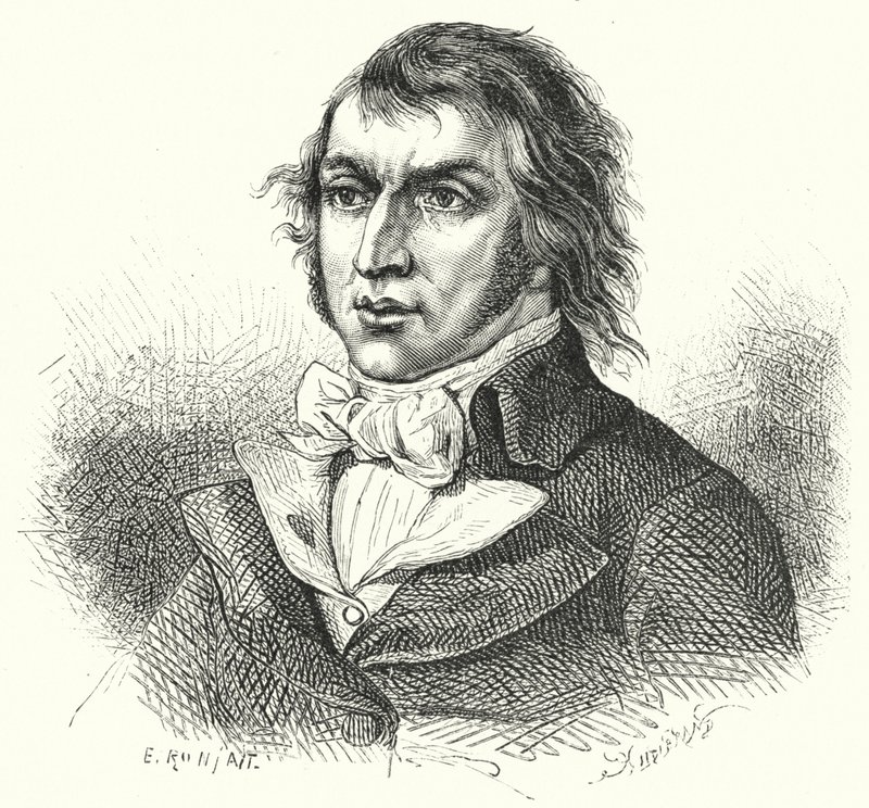 Jean-Lambert Tallien, Fransız Devrimci politikacı (gravür) by German School
