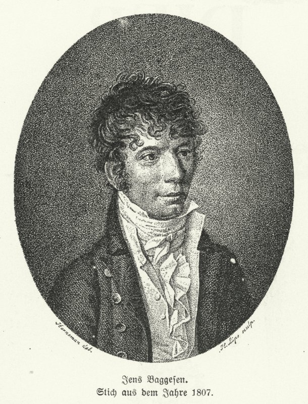 Jens Baggesen, Danimarkalı şair ve çizgi roman yazarı by German School