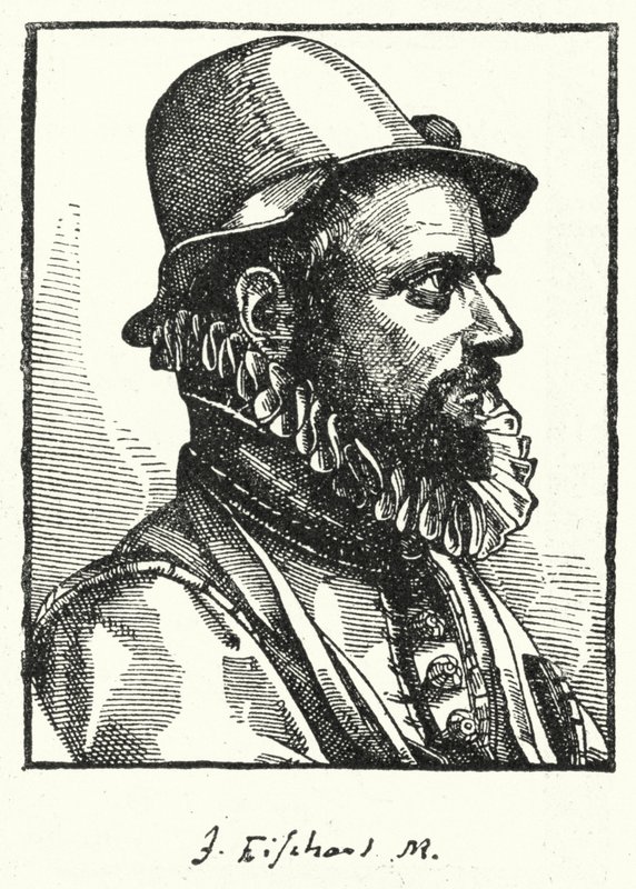 Johann Baptist Fischart, Alman hicivci (gravür) by German School