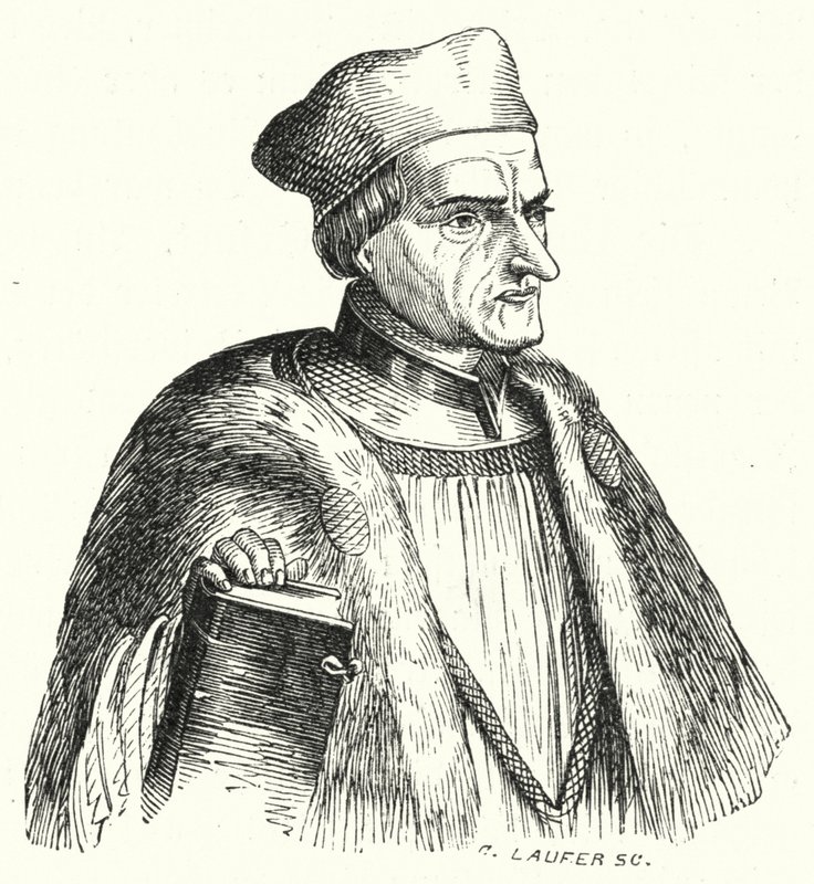 Johann Geiler von Kaisersberg, İsviçreli rahip ve ilahiyatçı (gravür) by German School