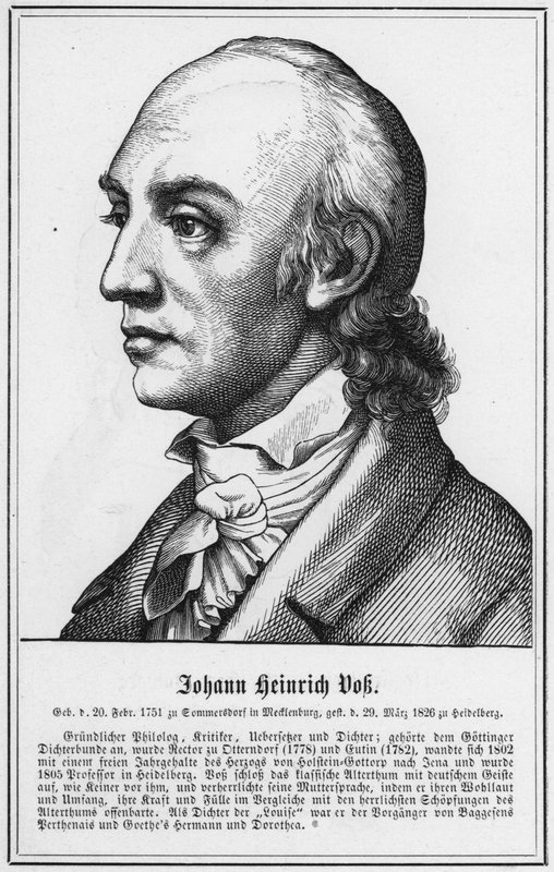 Johann Heinrich Vok (gravür) by German School