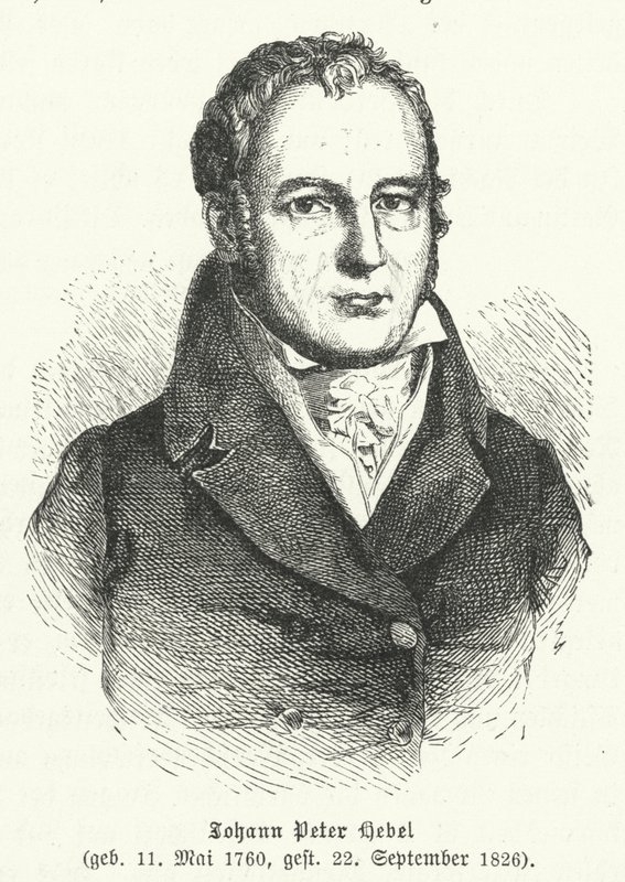 Johann Peter Hebel, Alman şair by German School