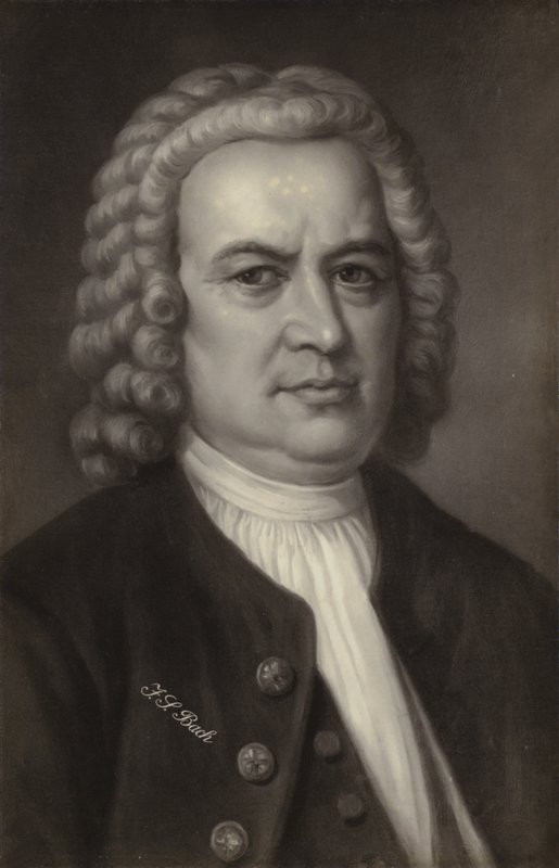 Johann Sebastian Bach, Barok Dönemi (1685-1750) Alman besteci, orgcu, klavsenci, viyolacı ve kemancı by German School