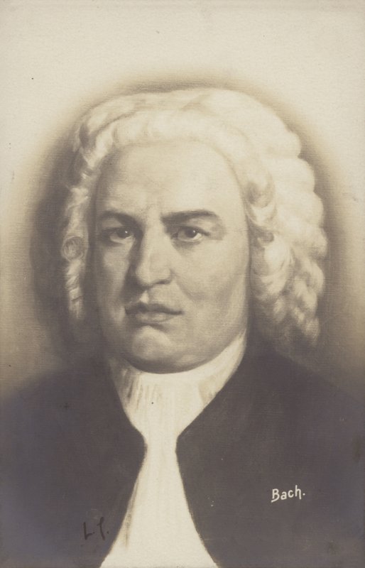 Johann Sebastian Bach, Barok Dönemi (1685-1750) Alman besteci, orgcu, klavsenci, viyolacı ve kemancı by German School