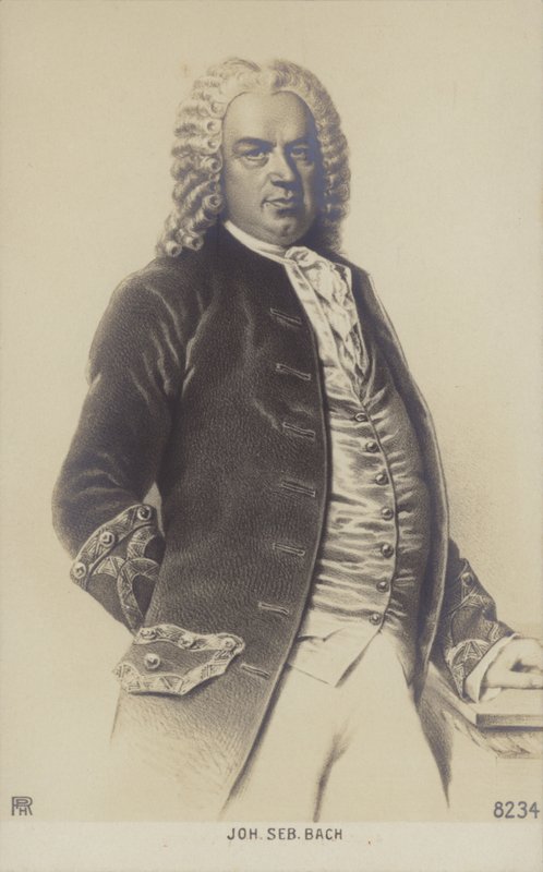 Johann Sebastian Bach, Barok Dönemi (1685-1750) Alman besteci, orgcu, klavsenci, viyolacı ve kemancı by German School