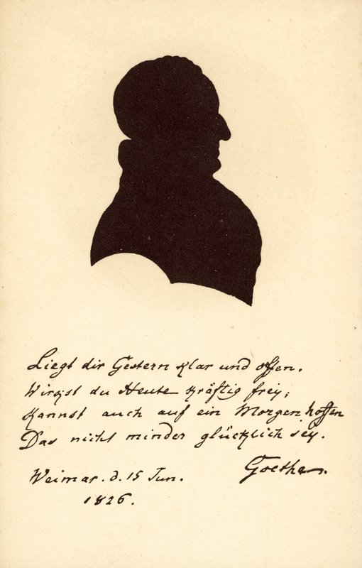 Johann Wolfgang von Goethe (litografi) by German School