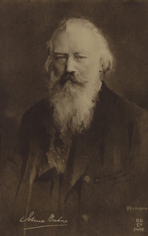 Johannes Brahms, Alman besteci ve piyanist (1833-1897) by German School