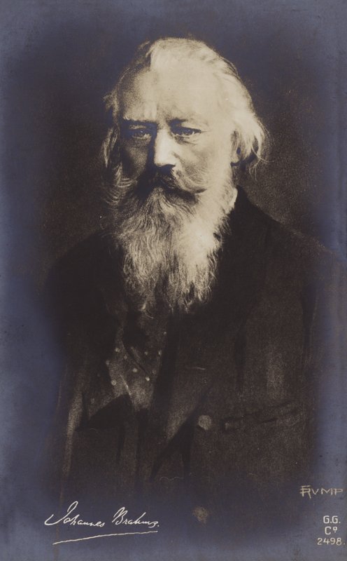 Johannes Brahms, Alman besteci ve piyanist (1833-1897) by German School