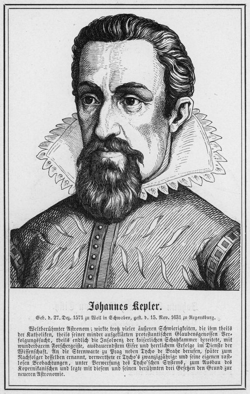 Johannes Kepler (gravür) by German School