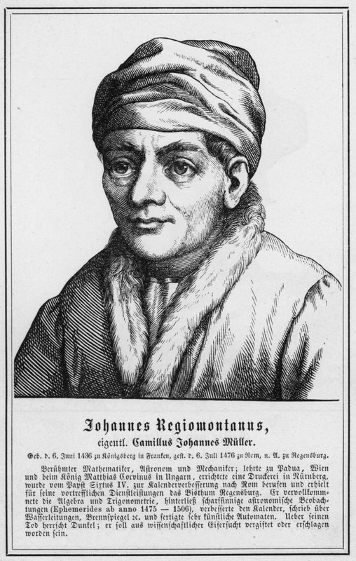 Johannes Regiomontanus (gravür) by German School